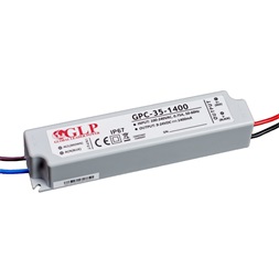 GLP GPCP-35-1400 33.6W 12~24V 1400mA IP67 LED tápegység