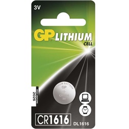 GP CR1616 lítium gombelem 1db/bliszter