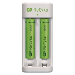 GP Eco E211 Akkutöltő + 2×AAA GP ReCyko 800