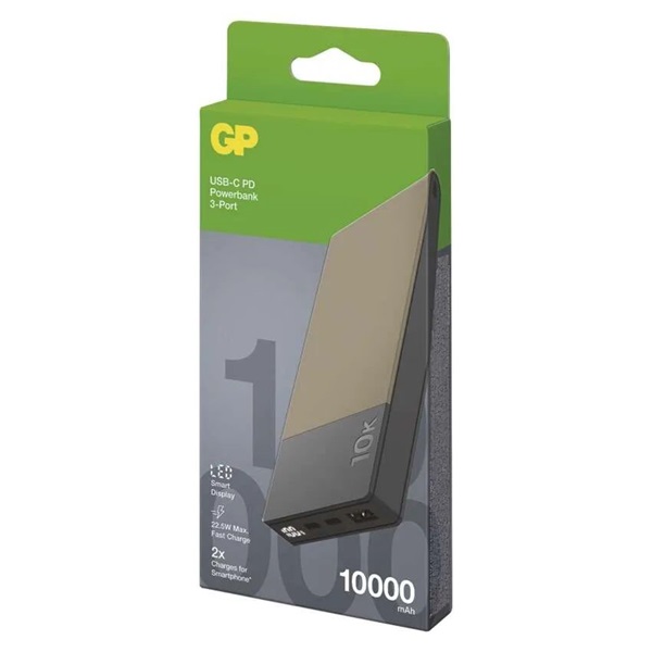 GP M2+ Series 10000mAh 22,5W bézs power bank