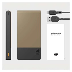 GP M2+ Series 10000mAh 22,5W bézs power bank