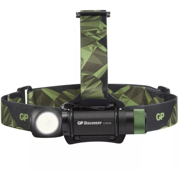 GP P8555 Discovery CHR35 CREE LED 600lm tölthető fejlámpa