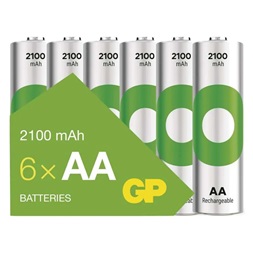 GP ReCyko NiMH akkumulátor HR6 (AA) 2100mAh 6db