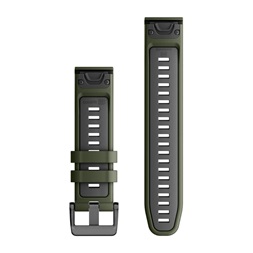 Garmin 010-13280-07 QuickFit 22mm mohazöld/grafit szilikon óraszíj