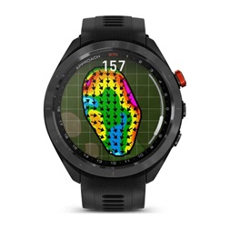 Garmin Approach S70 (47mm) fekete kerámia fekete szilikon szíjjal (ED) okosóra