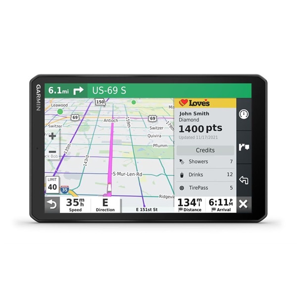 Garmin Dezl LGV810 MT-D teherautós navigáció