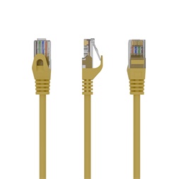 Gembird 0,5m RJ45 CAT6 M/M sárga UTP kábel