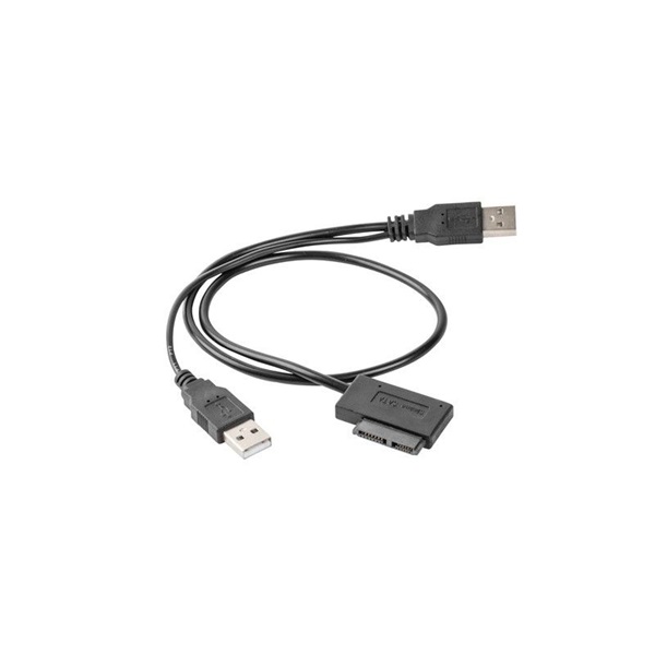 Gembird A-USATA-01 USB - SATA fekete SSD/DVD adapter