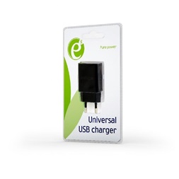 Gembird EG-UC2A-03 2,1A USB fekete hálózati töltő