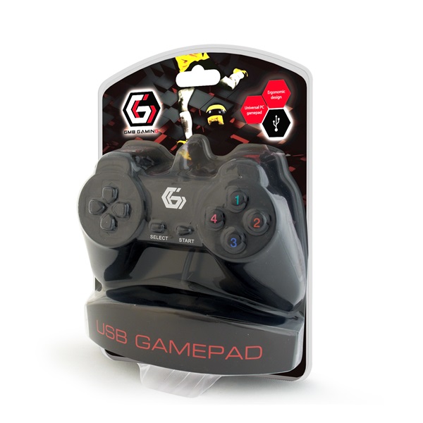 Gembird JPD-UB-01 fekete gamepad