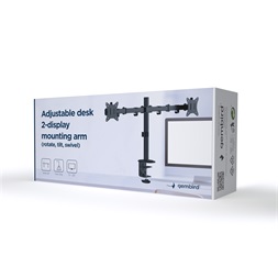 Gembird MA-D2-01 17"-32" kétkaros asztali monitor tartó konzol