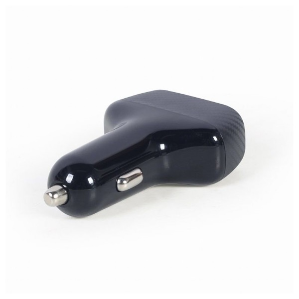 Gembird TA-U2QC3-CAR-01 36W QC3.0 2xUSB fekete autós gyorstöltő