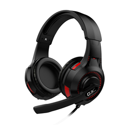 Genius HS-G600V jack gamer mikrofonos fekete headset