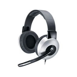 Genius HS-05A jack fekete headset