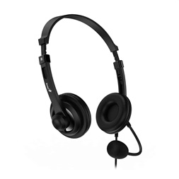 Genius HS-230U USB-C vezetékes fekete headset