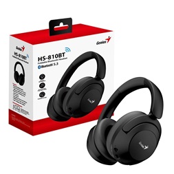 Genius HS-810BT fekete Bluetooth fejhallgató