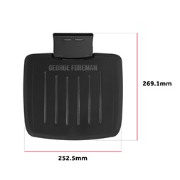 George Foreman 28300-56/GF Immersa Grill Small fekete kontaktgrill