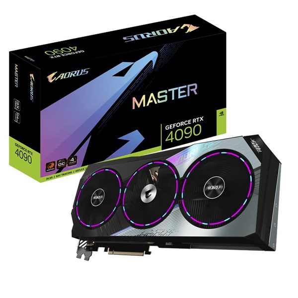 Gigabyte GeForce RTX 4090 MASTER nVidia 24GB GDDR6X 384bit PCIe videókártya