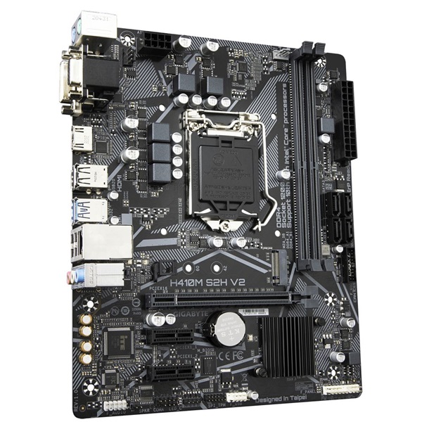 Gigabyte H410M S2H V2 Intel H410M LGA1200 mATX alaplap