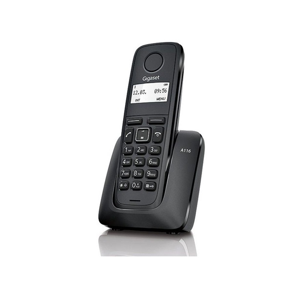 Gigaset A116 fekete dect telefon