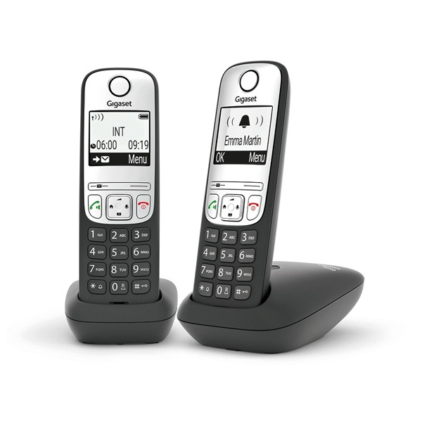 Gigaset A690 DUO fekete dect telefon