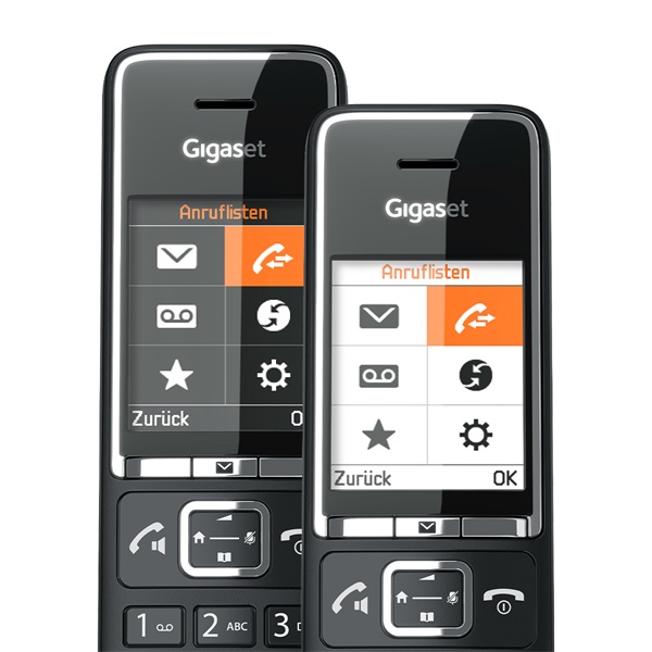 Gigaset Comfort 550 fekete dect telefon