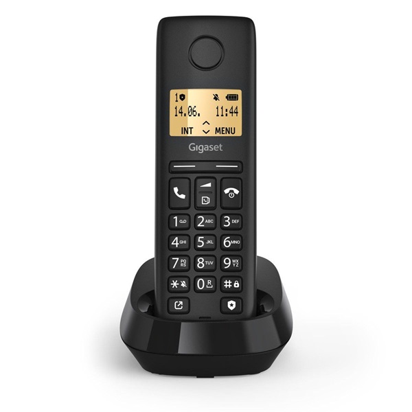 Gigaset Pure 100 fekete dect telefon