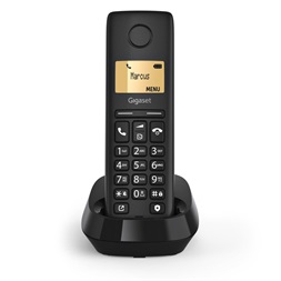 Gigaset Pure 100 fekete dect telefon