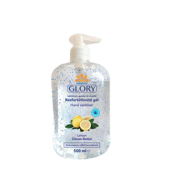 Glory/HC gél Citrom 500 ml kézfertőtlenítő