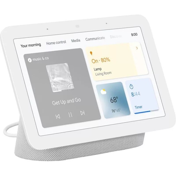 Google Nest HUB 2 fehér multimédiás központ