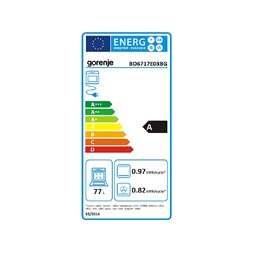 Gorenje BO6717E03BG fekete beépíthető sütő