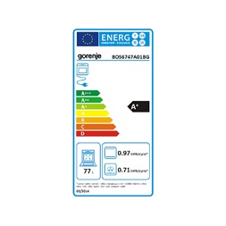 Gorenje BOS6747A01BG fekete beépíthető sütő