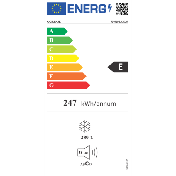 Gorenje FN619EAXL6 No Frost fagyasztószekrény