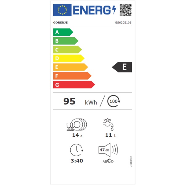 Gorenje GS620E10S mosogatógép