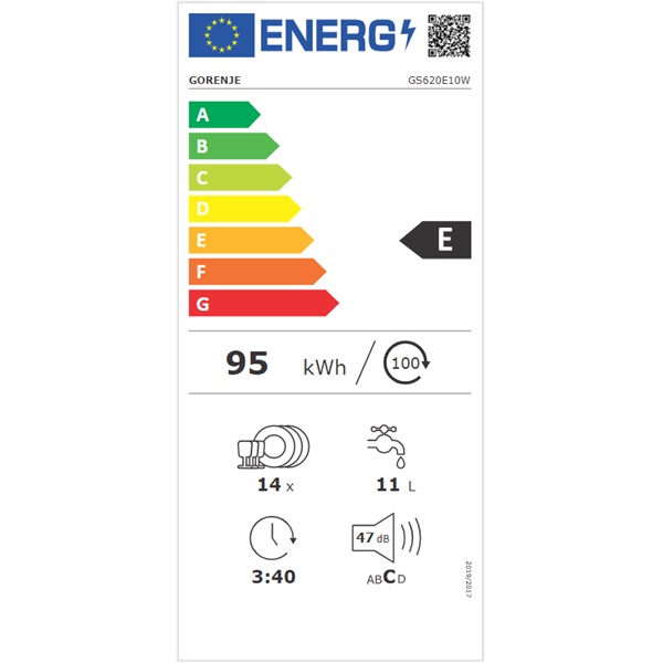 Gorenje GS620E10W mosogatógép