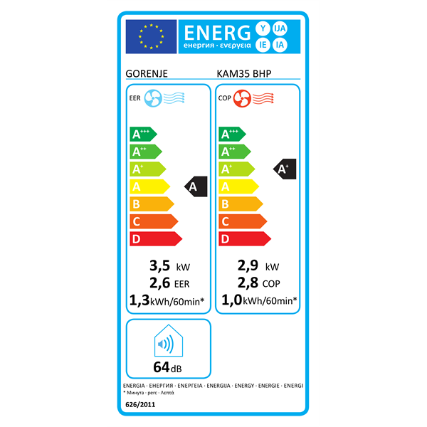 Gorenje KAM35 BHP mobilklíma