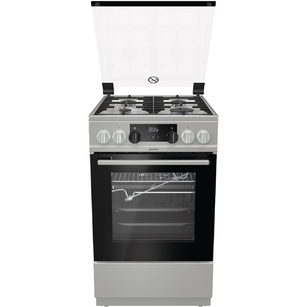 Gorenje KS5350XF inox kombinált gáztűzhely