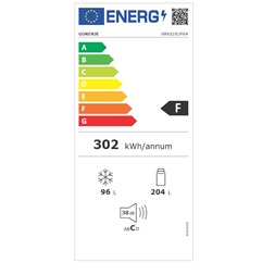 Gorenje NRK6191PW4 alulfagyasztós kombinált hűtőszekrény