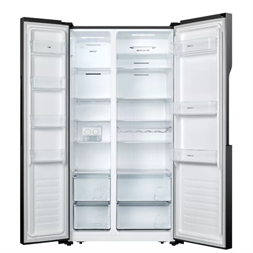 Gorenje NRS918EMB Side-by-side fekete hűtőszekrény