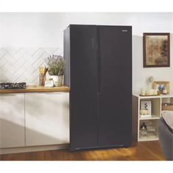 Gorenje NRS918EMB Side-by-side fekete hűtőszekrény