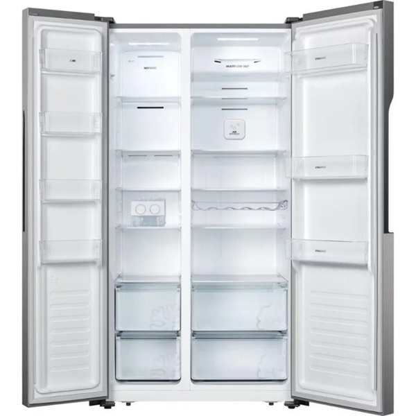 Gorenje NRS918FMX Side-by-side szürke hűtőszekrény