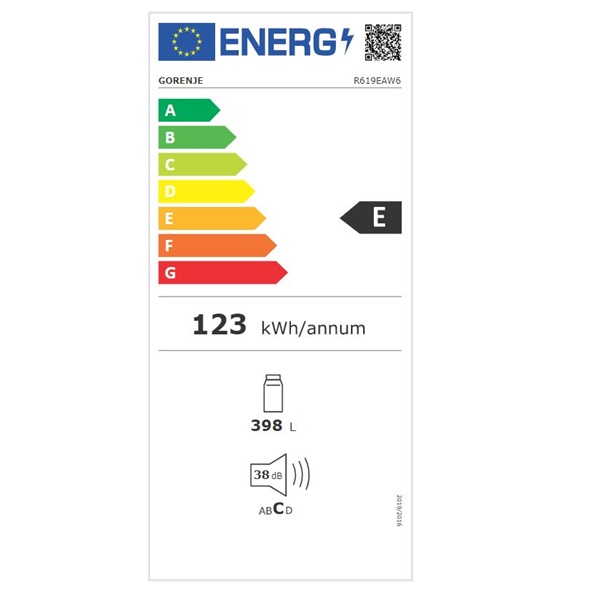 Gorenje R619EAW6 egyajtós hűtőszekrény