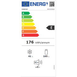 Gorenje RF414EPS4 inox felülfagyasztós hűtőszekrény