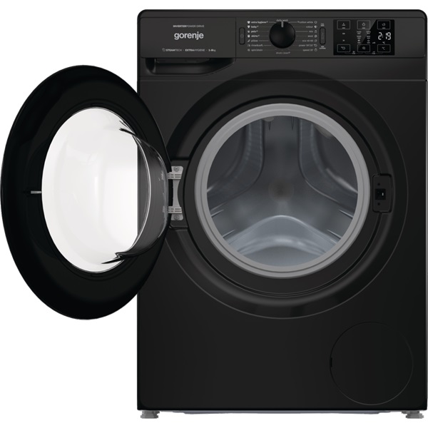 Gorenje WNEI84AS/B fekete 8 kg elöltöltös mosógép