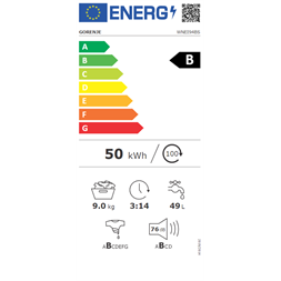 Gorenje WNEI94BS 9 kg elöltöltős mosógép