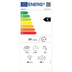 Gorenje WNHPI72SCS keskeny 7 kg elöltöltős mosógép