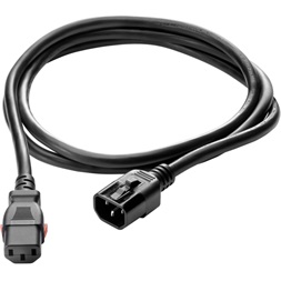 HPE Q0P67A C13 - C14 WW 250V 10Amp 0.7m Black Locking Power Cord