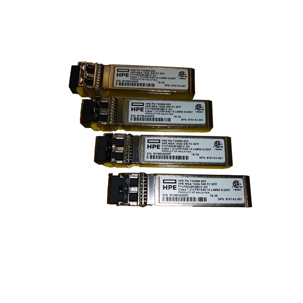 HPE C8R24B MSA 16Gb Short Wave Fibre Channel SFP+ 4-pack Transceiver