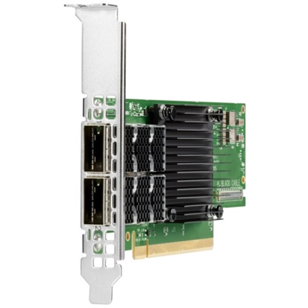 HPE P06251-B21 InfiniBand HDR100/Ethernet 100Gb 2-port QSFP56 PCIe3 x16 MCX653106A-ECAT Adapter