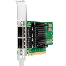 HPE P23666-B21 InfiniBand HDR100/Ethernet 100Gb 2-port QSFP56 PCIe4 x16 MCX653106A-ECAT Adapter